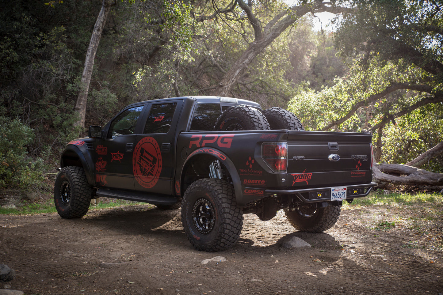 Raceline Rear Bumper with Backup Sensors Mounts