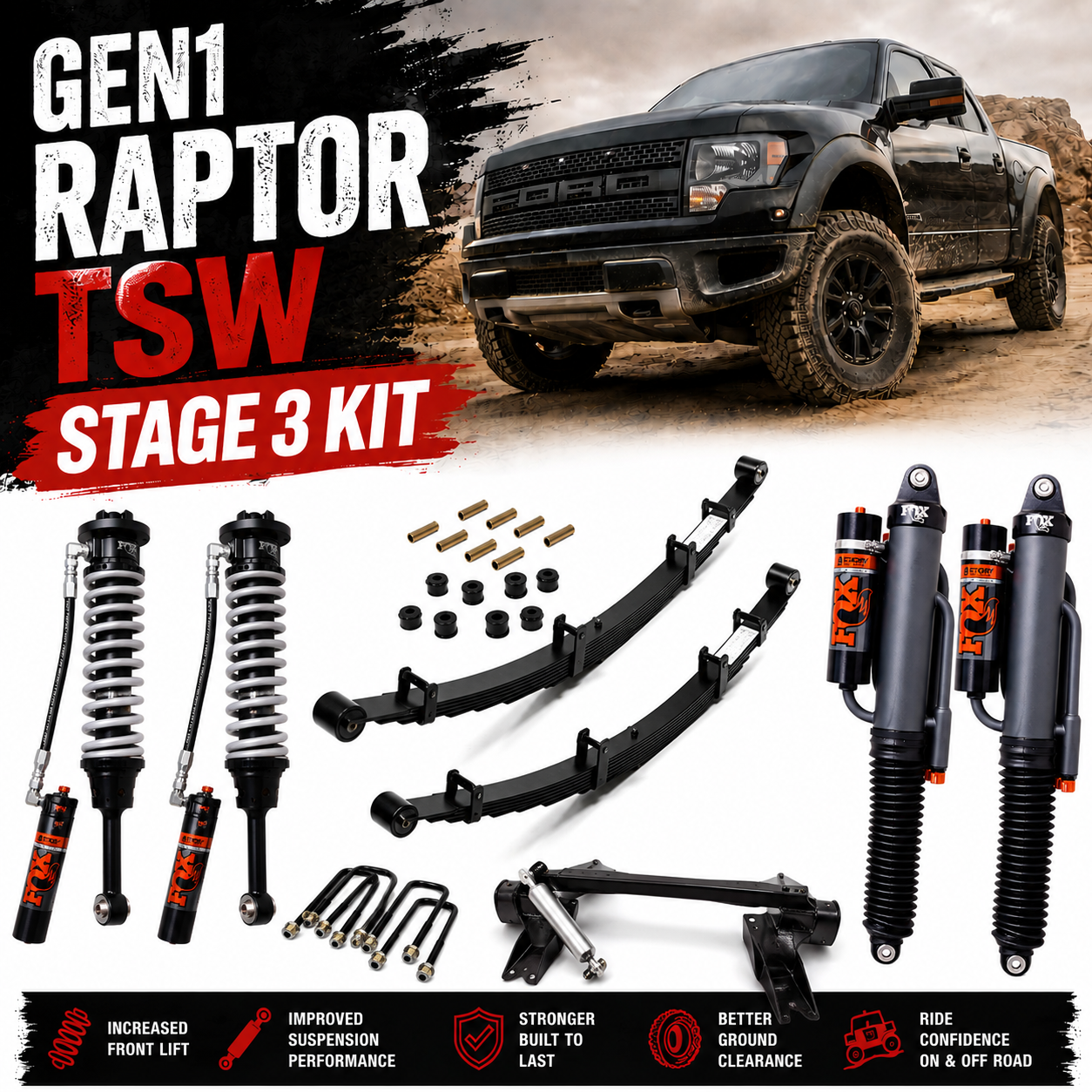 Gen 1 Raptor TSW Stage 3 Kit