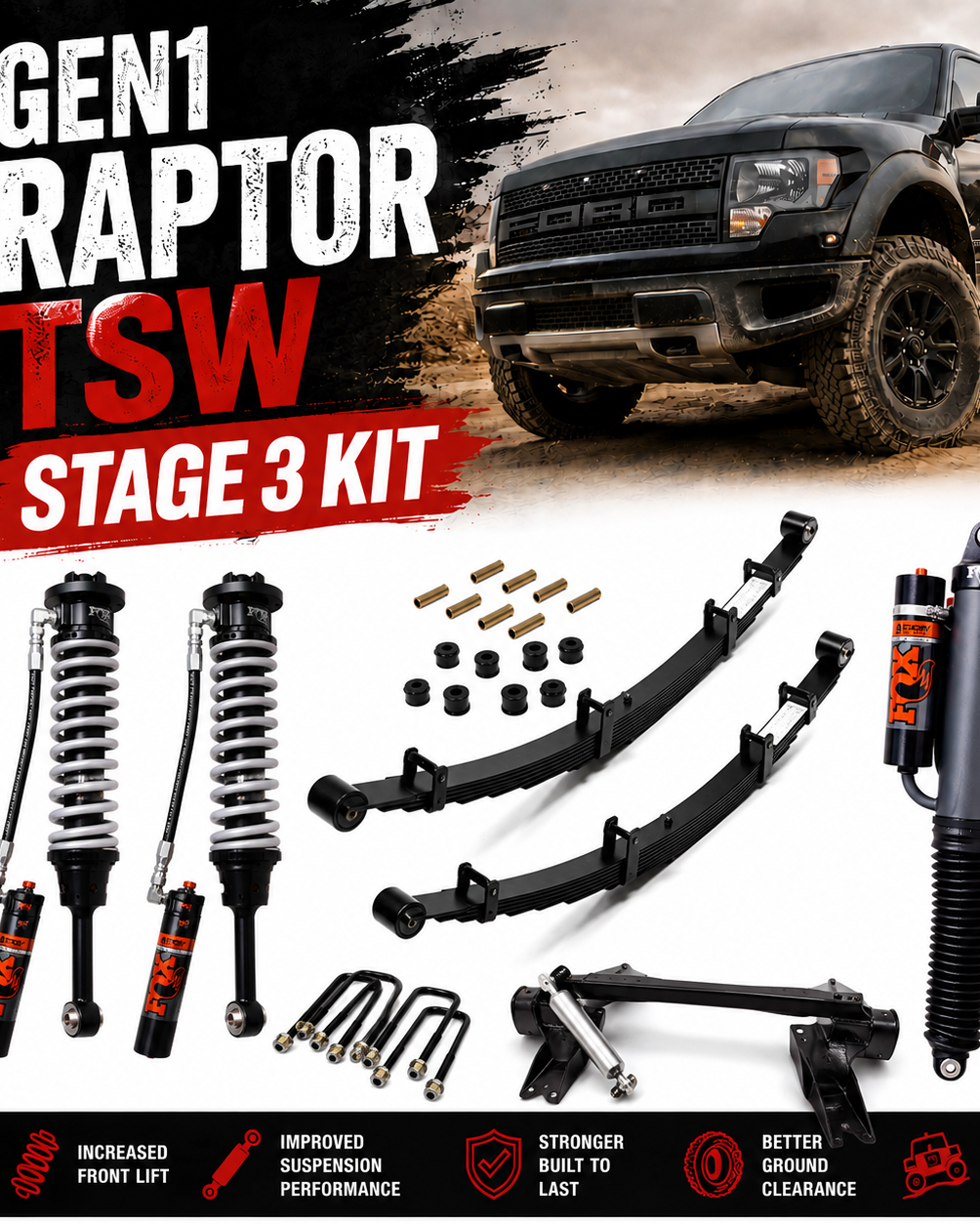 Gen 1 Raptor TSW Stage 3 Kit