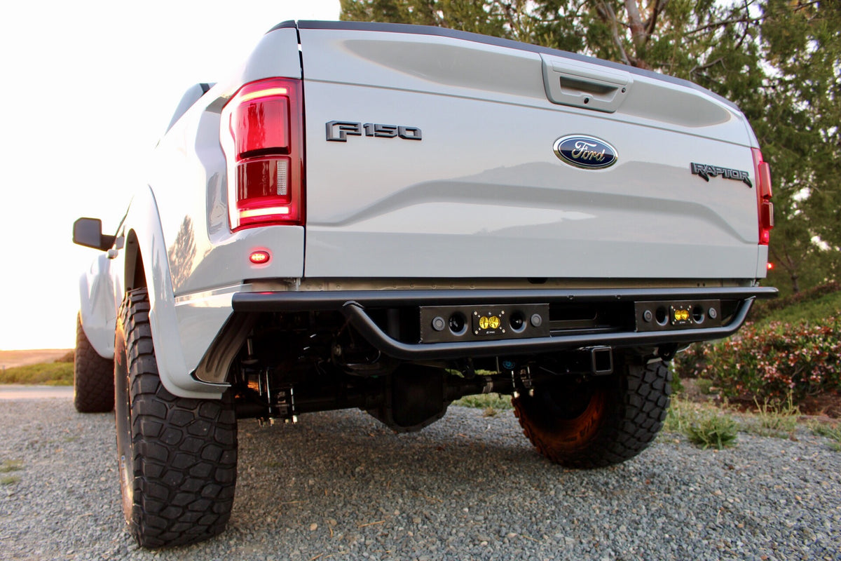 Motion Performance Rear End Cover Gen 2 Raptor Rear Motion Bumper With Integrated Trailer Hitch - TSW Offroad
