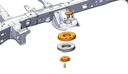Gen 3 Raptor Rear Coil Spring Spacer Kit