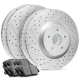 R1 Performace Drilled and Slotted Brake package 10-14 Raptor