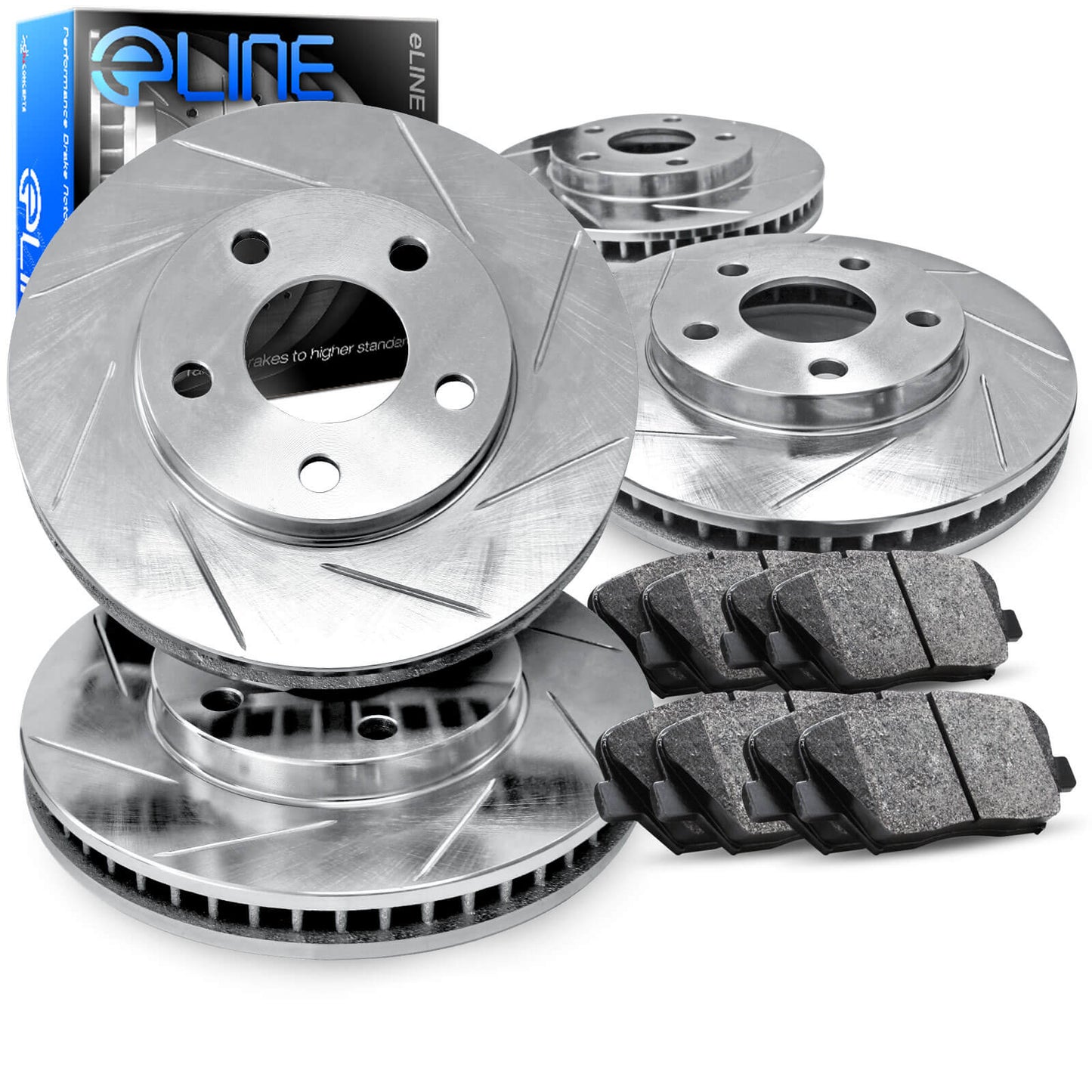 R1 Performance Slotted Brake package 10-14 Raptor