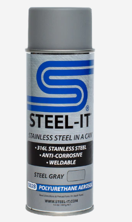 Steel it Aerosol can Gray 14oz Single can