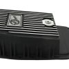 aFe POWER Transmission Pan, Black with Machined Fins - Image 3
